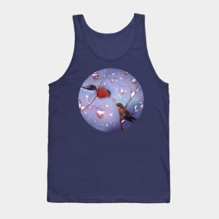 Romantic Bullfinches Tank Top